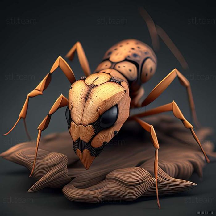 3D модель Calyptomyrmex claviseta (STL)